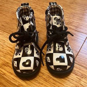 Goth Style Toddler Boots